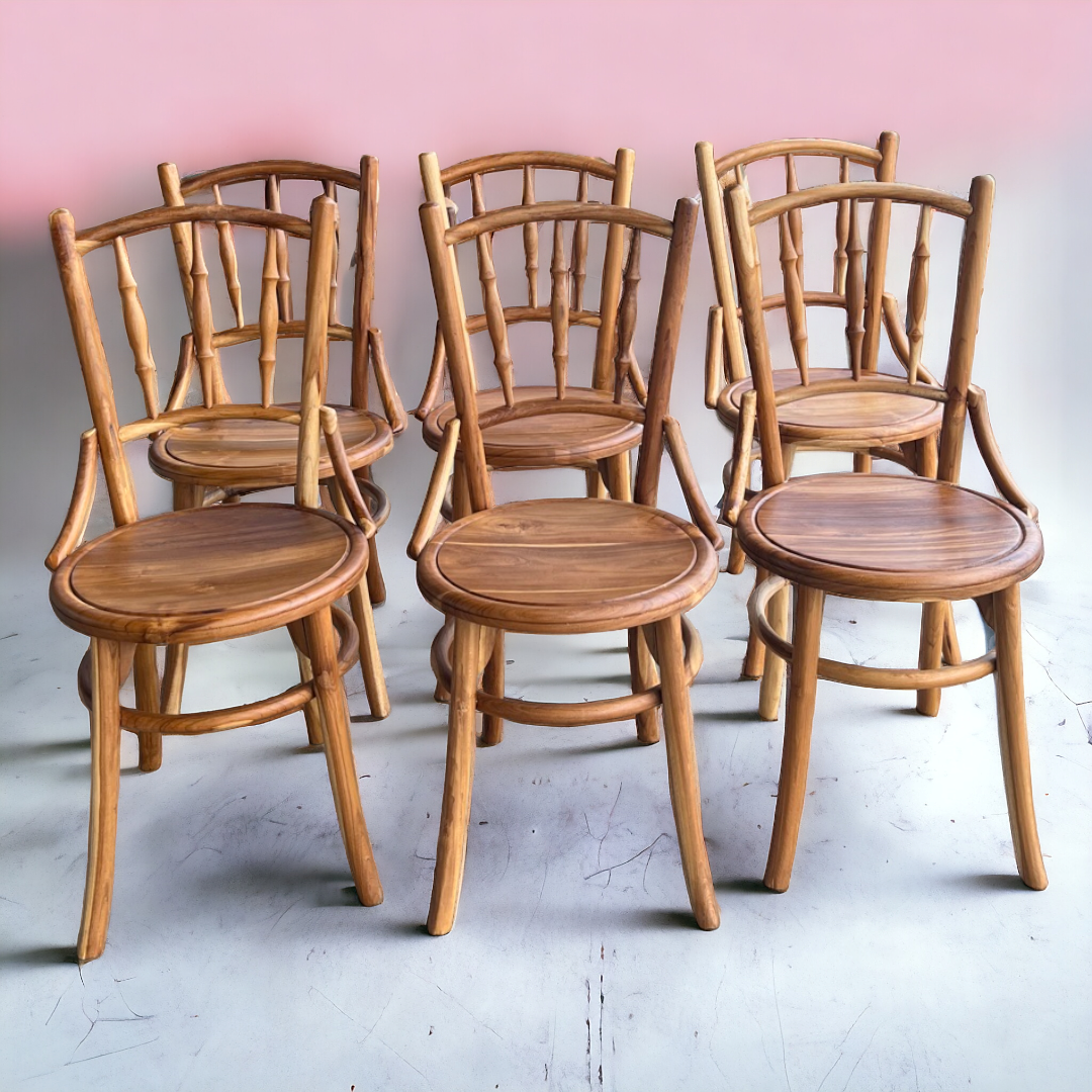 เก้าอี้เชคโก เก้าอี้เชคโกไม้สัก  เก้าอี้ร้านกาแฟ