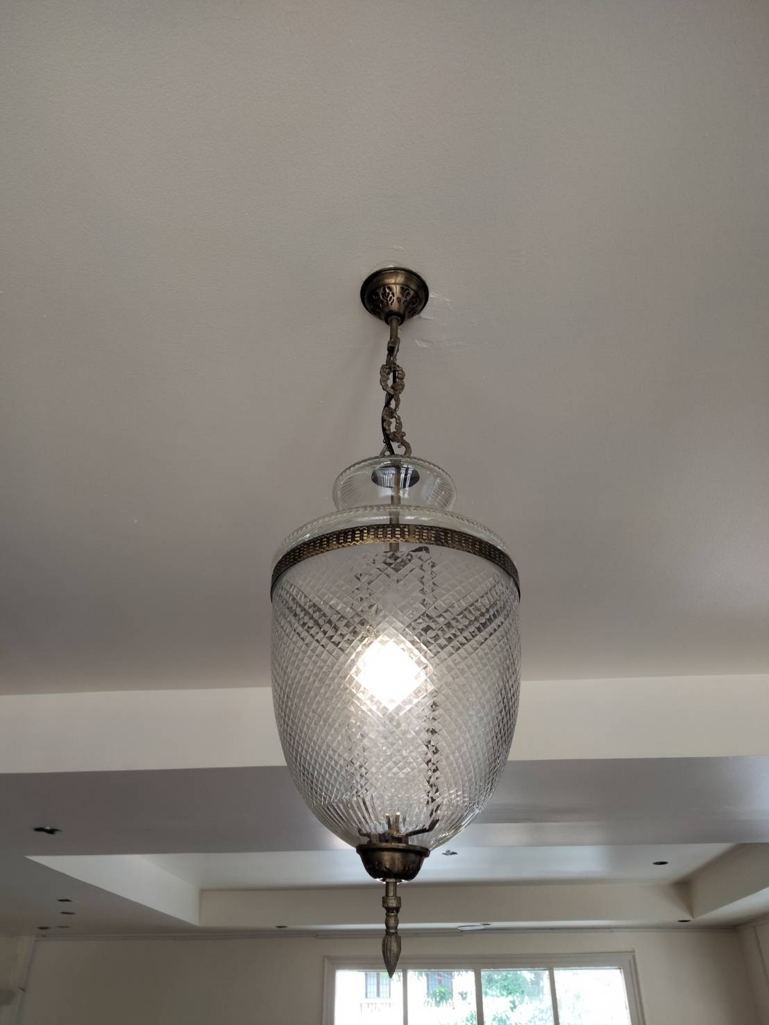 โคมไฟแก้ว หยดน้ำ  ย้อนยุค คลาสสิค 👉แต่งบ้าน​ แต่งร้าน​ ให้มีมูลค่า - Image 3