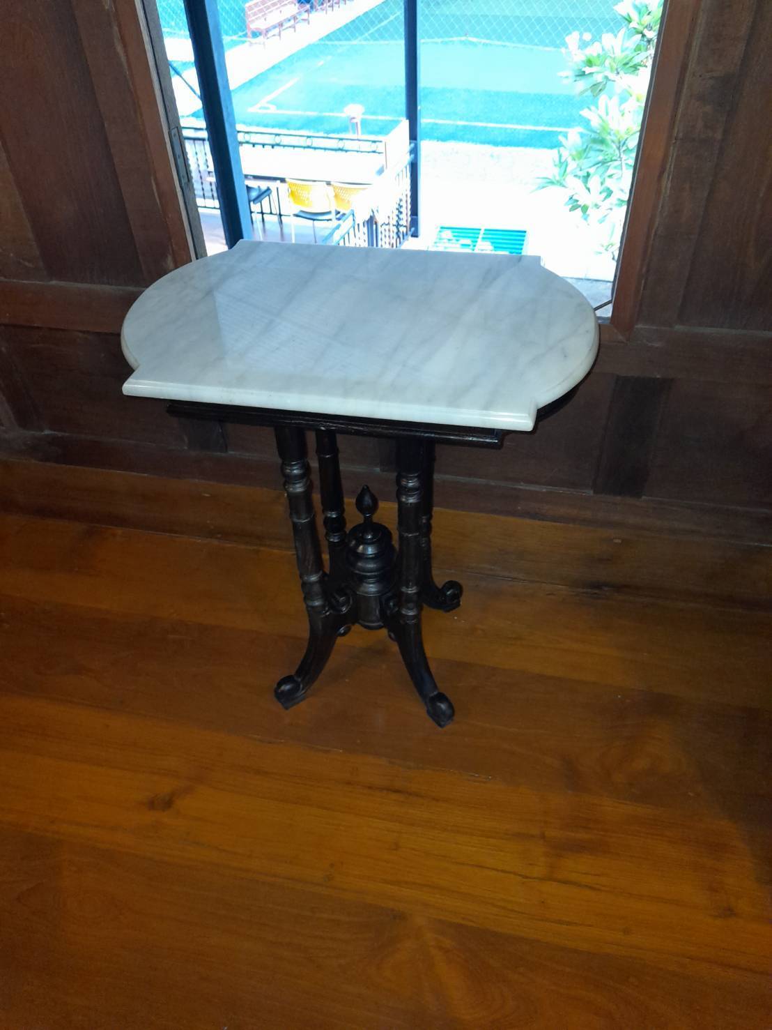 โต๊ะหินอ่อน 50cm โต๊ะหินอ่อนอิตาลี่ นำเข้าจากต่างประเทศ งดงาม สุดคลาสสิค หายาก - Image 4