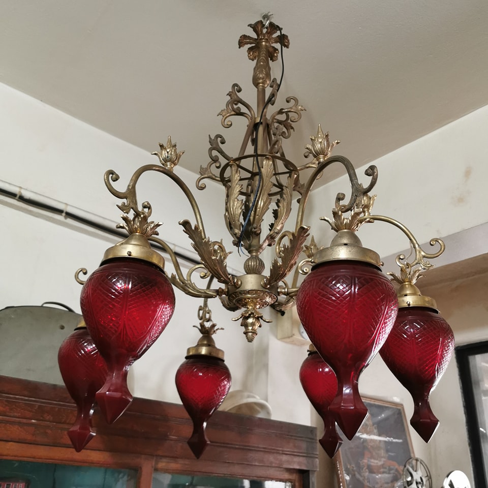 แชนเดอร์เลีย  โคมไฟระย้าแบบโบราณ  สุดคลาสสิค มีรสนิยม ระดับ แอนทีค - Image 4