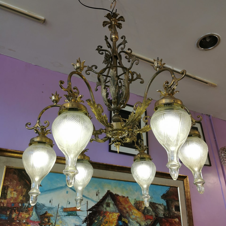 แชนเดอร์เลีย  โคมไฟระย้าแบบโบราณ  สุดคลาสสิค มีรสนิยม ระดับ แอนทีค - Image 6