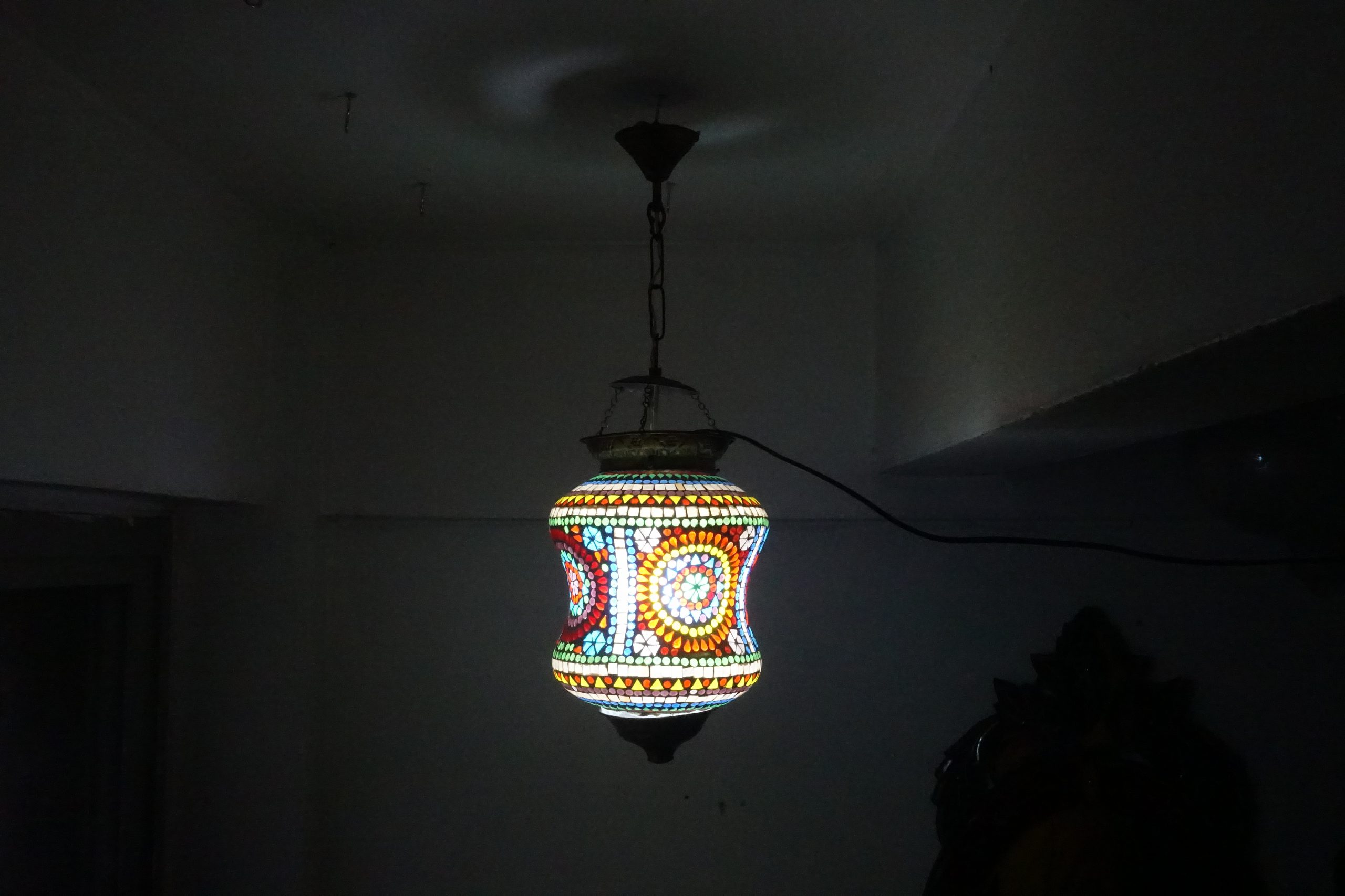 💢โคมไฟแก้ว ย้อนยุค คลาสสิค 👉แต่งบ้าน​ แต่งร้าน​ สะสม โมร็อคโค - Image 2