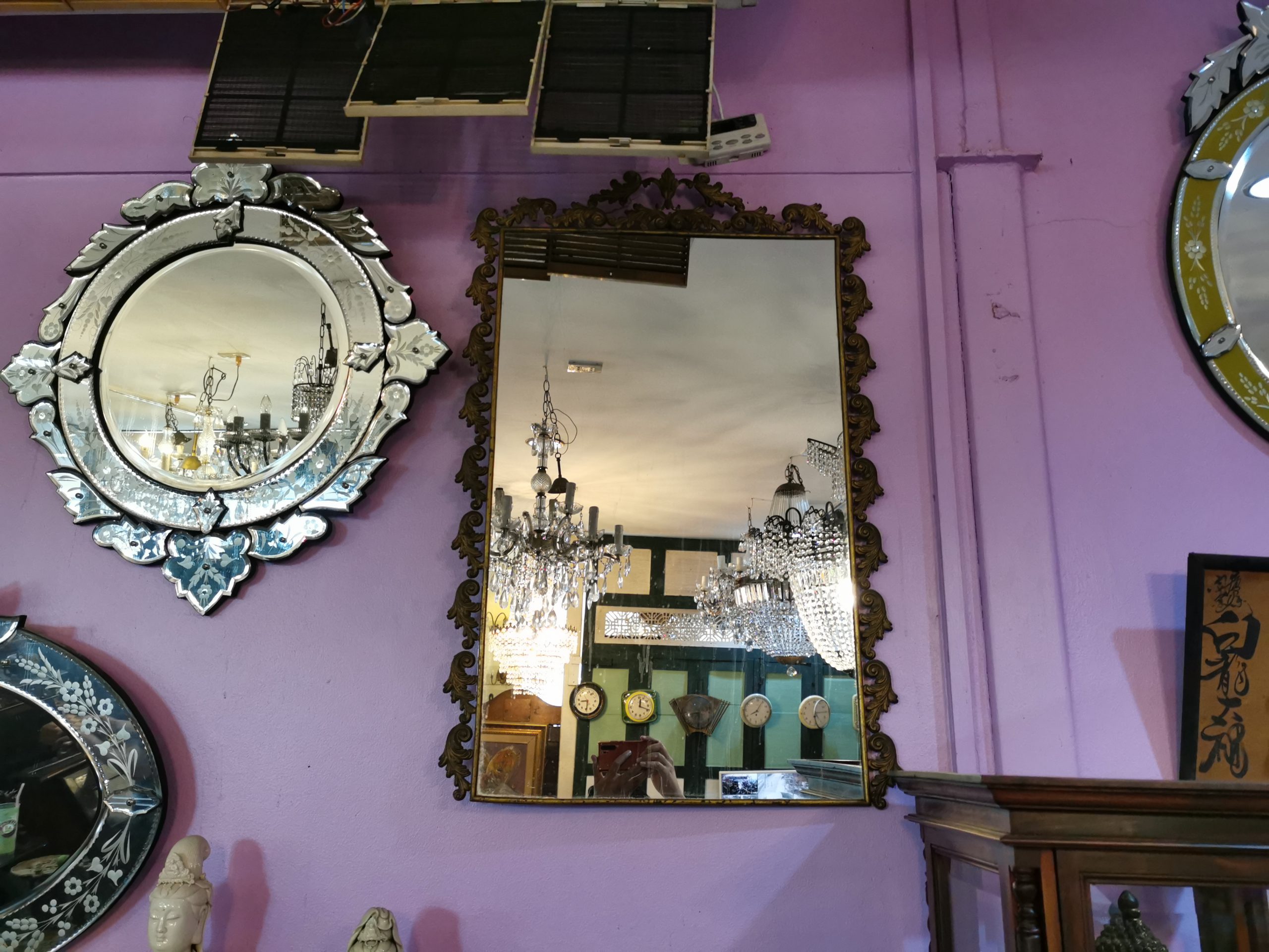 กระจกเวเนเชี่ยน  กระจกโบราณ ขนาดใหญ่  งดงาม คลาสสิค  แต่งบ้านแต่งร้าน ให้มีคุณค่า - Image 9