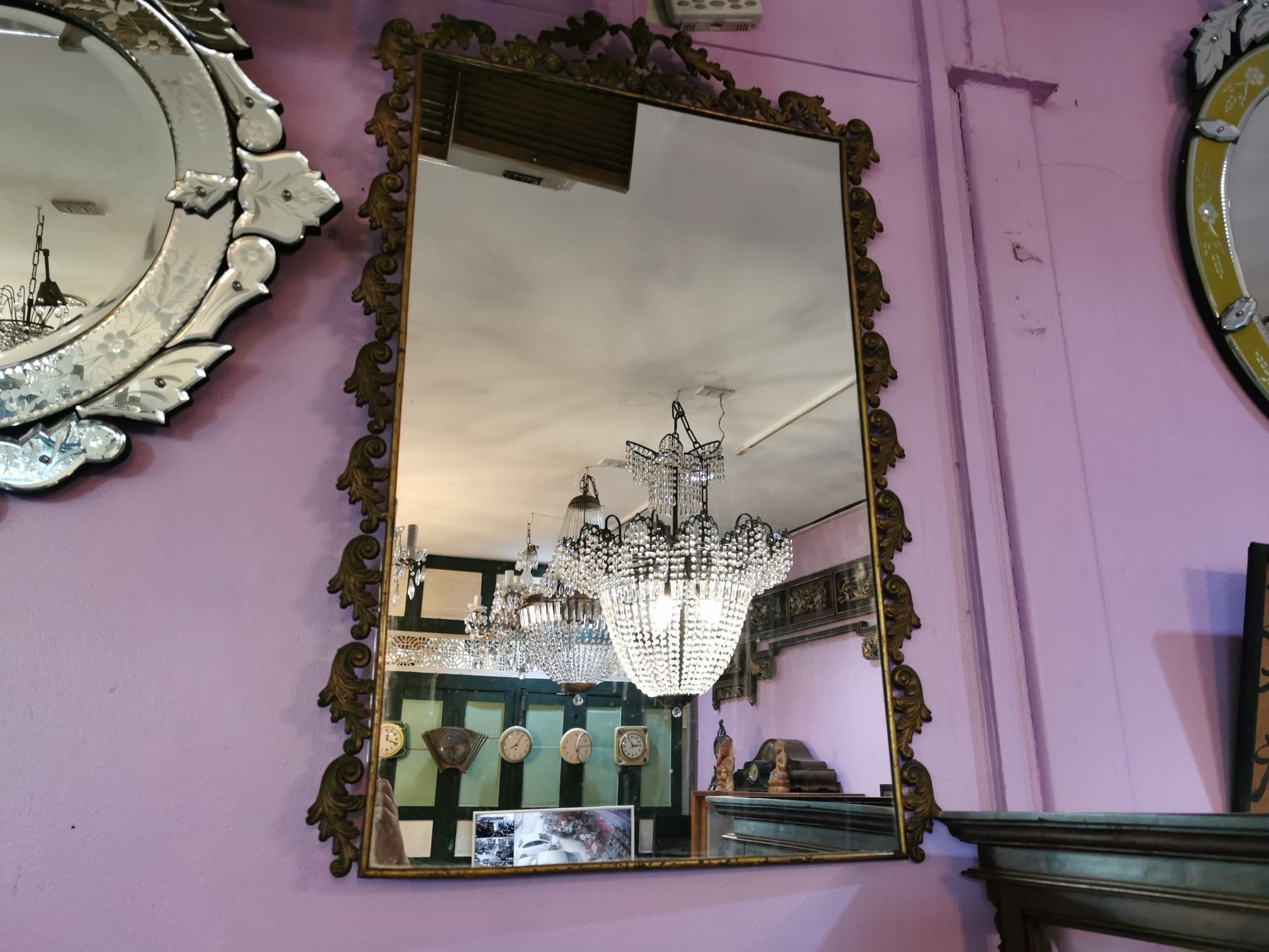 กระจกเวเนเชี่ยน  กระจกโบราณ ขนาดใหญ่  งดงาม คลาสสิค  แต่งบ้านแต่งร้าน ให้มีคุณค่า - Image 10