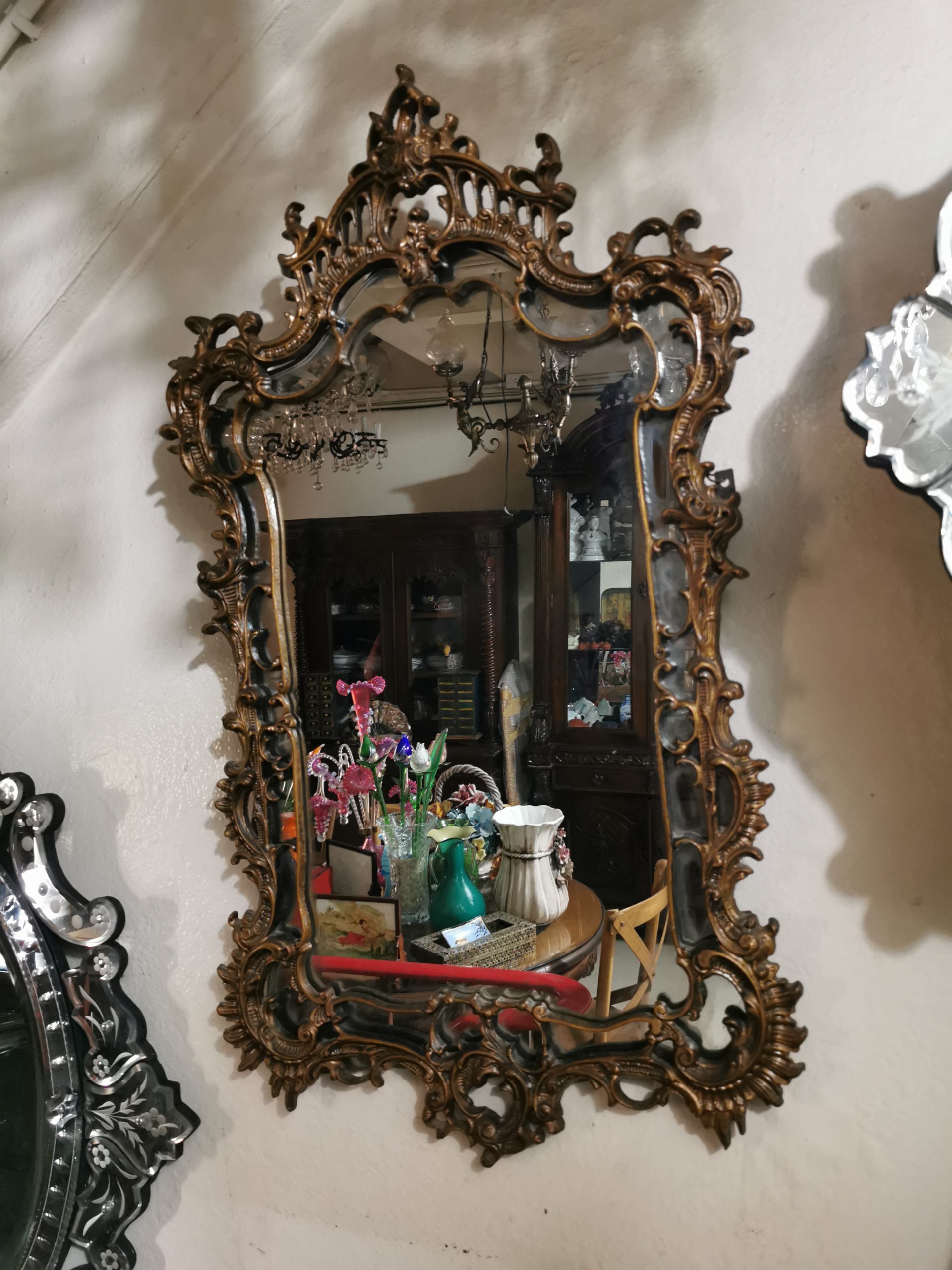 กระจกเวเนเชี่ยน  กระจกโบราณ ขนาดใหญ่  งดงาม คลาสสิค  แต่งบ้านแต่งร้าน ให้มีคุณค่า - Image 12