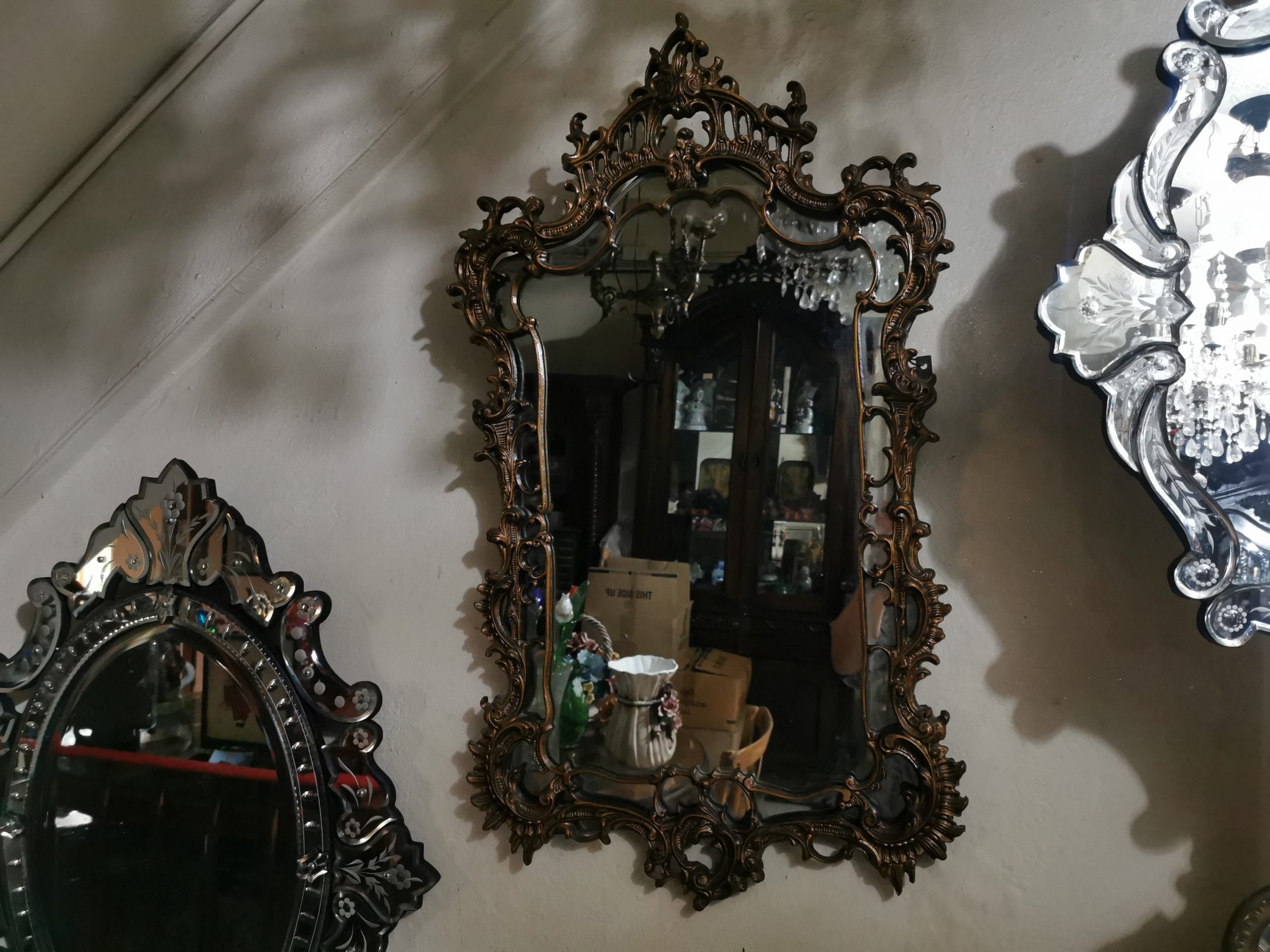 กระจกเวเนเชี่ยน  กระจกโบราณ ขนาดใหญ่  งดงาม คลาสสิค  แต่งบ้านแต่งร้าน ให้มีคุณค่า - Image 18