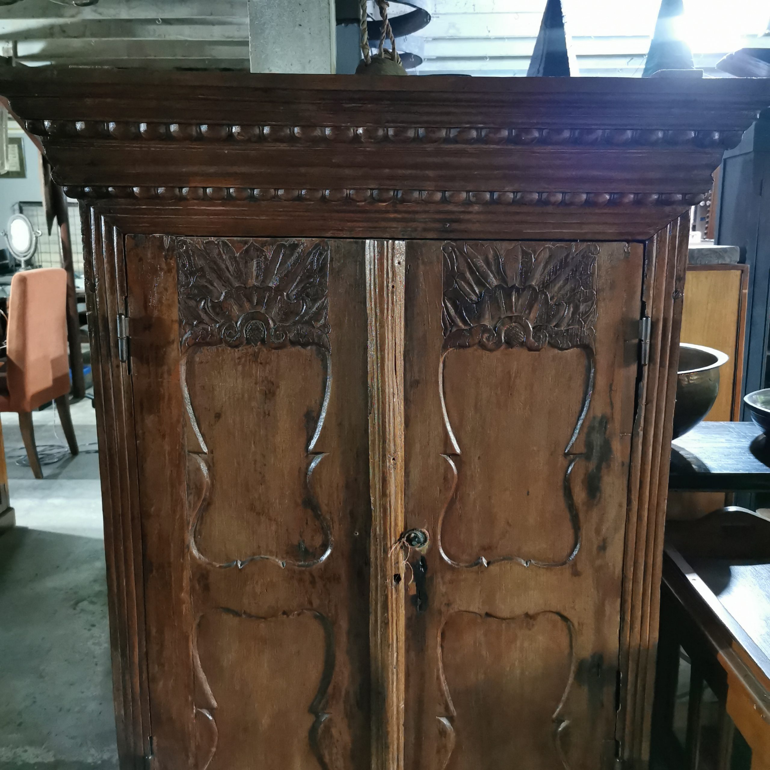 ⚜️ตู้โบราณ ตู้ไม้โบราณ ตู้โชว์ไม้โบราณ  งดงาม คลาสสิค แต่งบ้าน แต่งร้าน ให้มีคุณค่า - Image 3