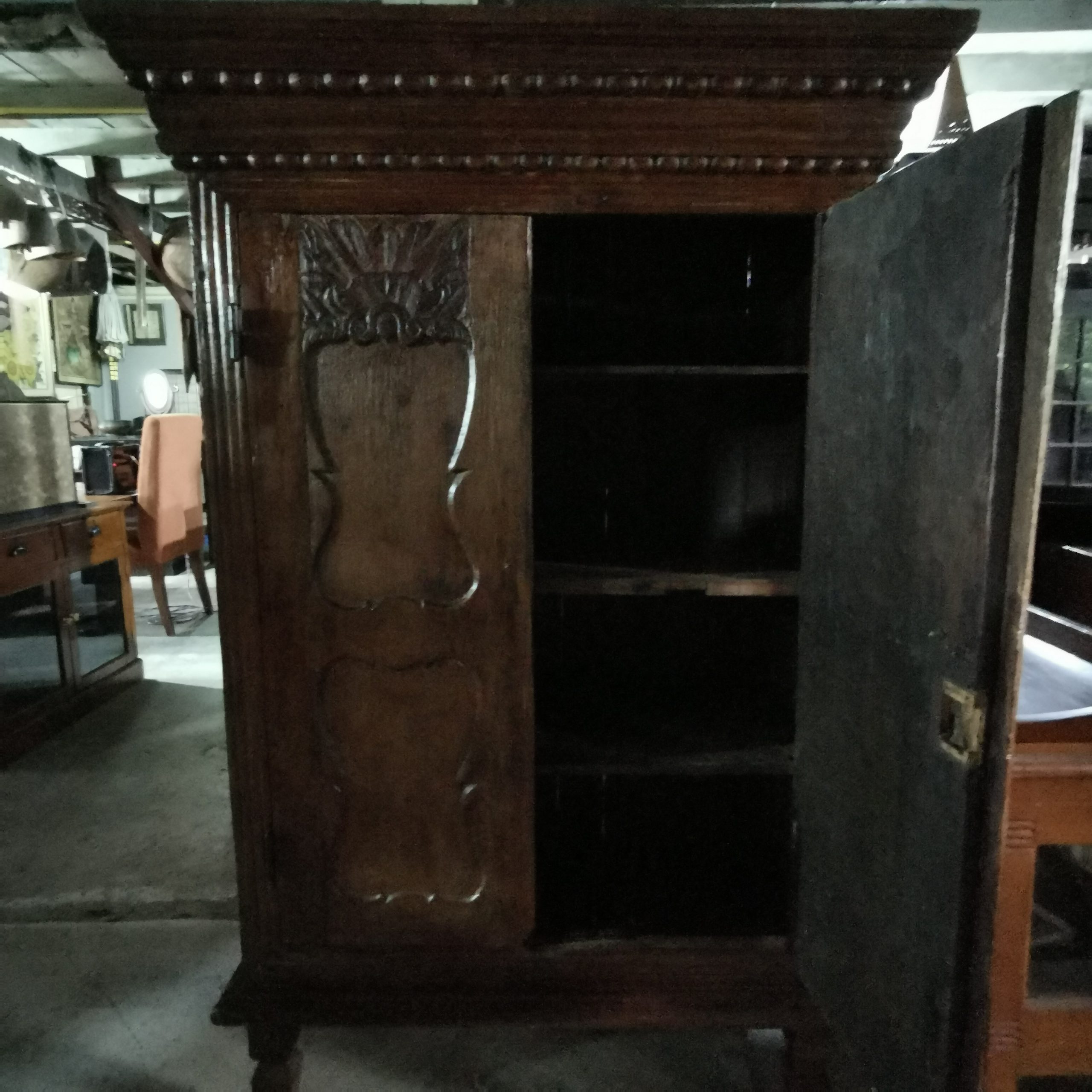 ⚜️ตู้โบราณ ตู้ไม้โบราณ ตู้โชว์ไม้โบราณ  งดงาม คลาสสิค แต่งบ้าน แต่งร้าน ให้มีคุณค่า - Image 5