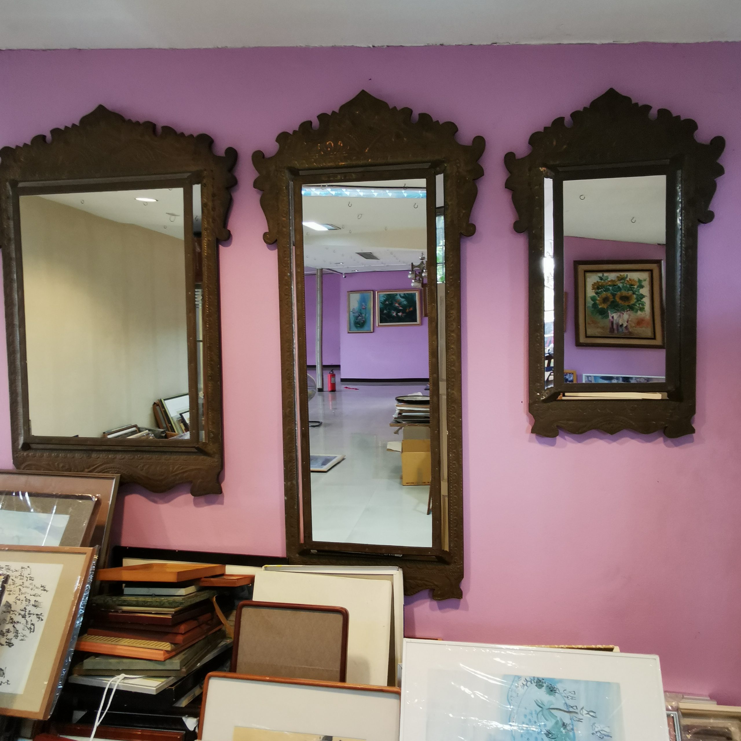 กระจกเวเนเชี่ยน  กระจกโบราณ ขนาดใหญ่  งดงาม คลาสสิค  แต่งบ้านแต่งร้าน ให้มีคุณค่า - Image 49