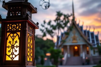 โคมไฟถวายวัด