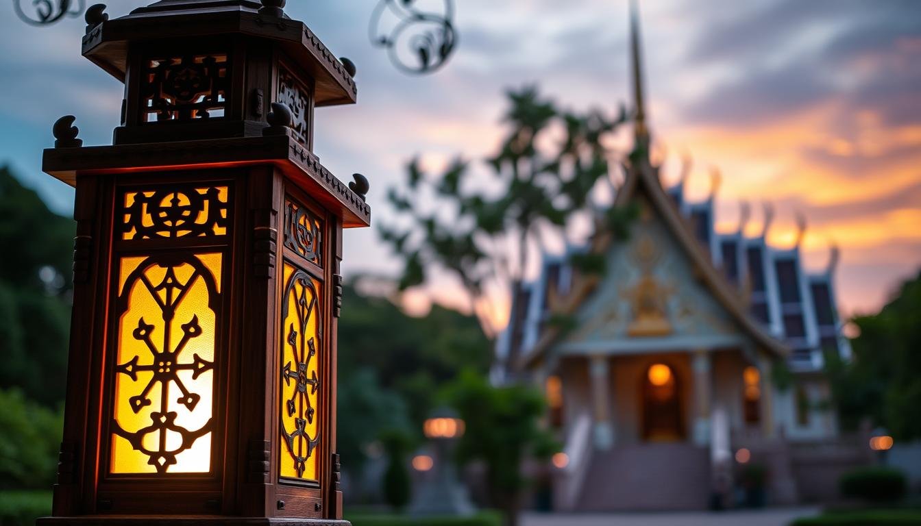 โคมไฟถวายวัด