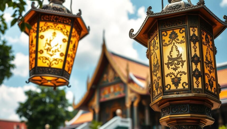 โคมไฟถวายวัด