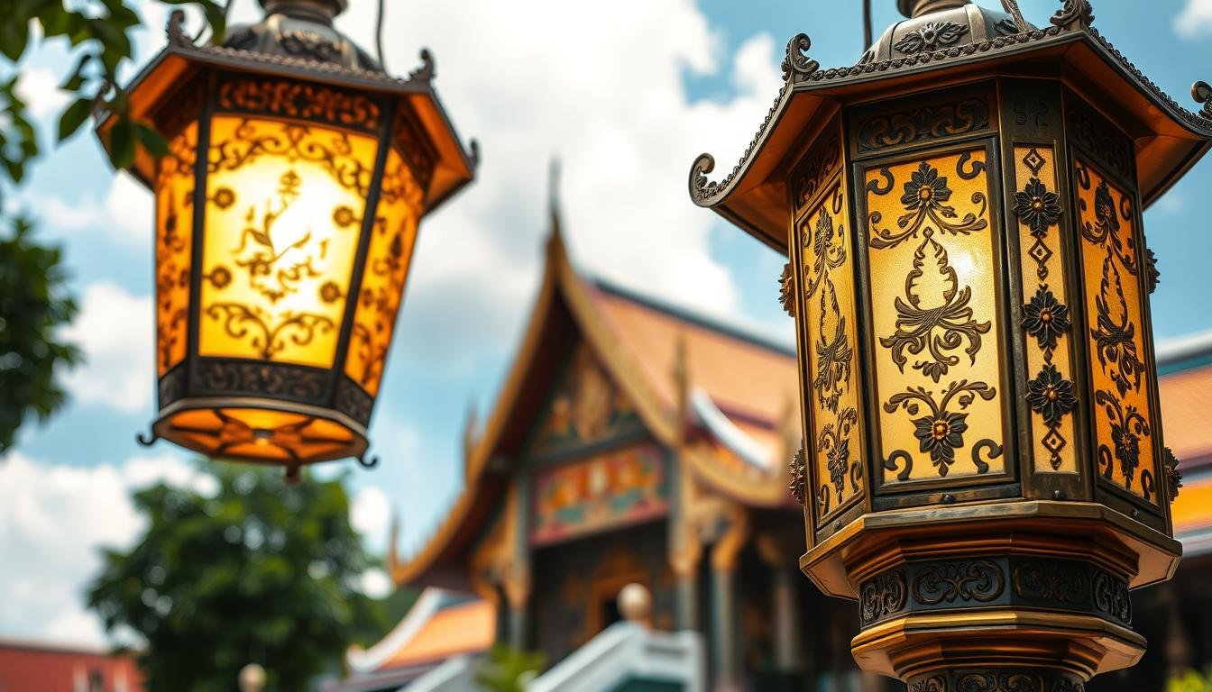 โคมไฟถวายวัด