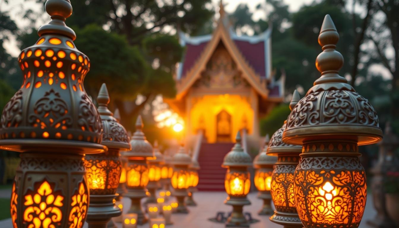 โคมไฟถวายวัด