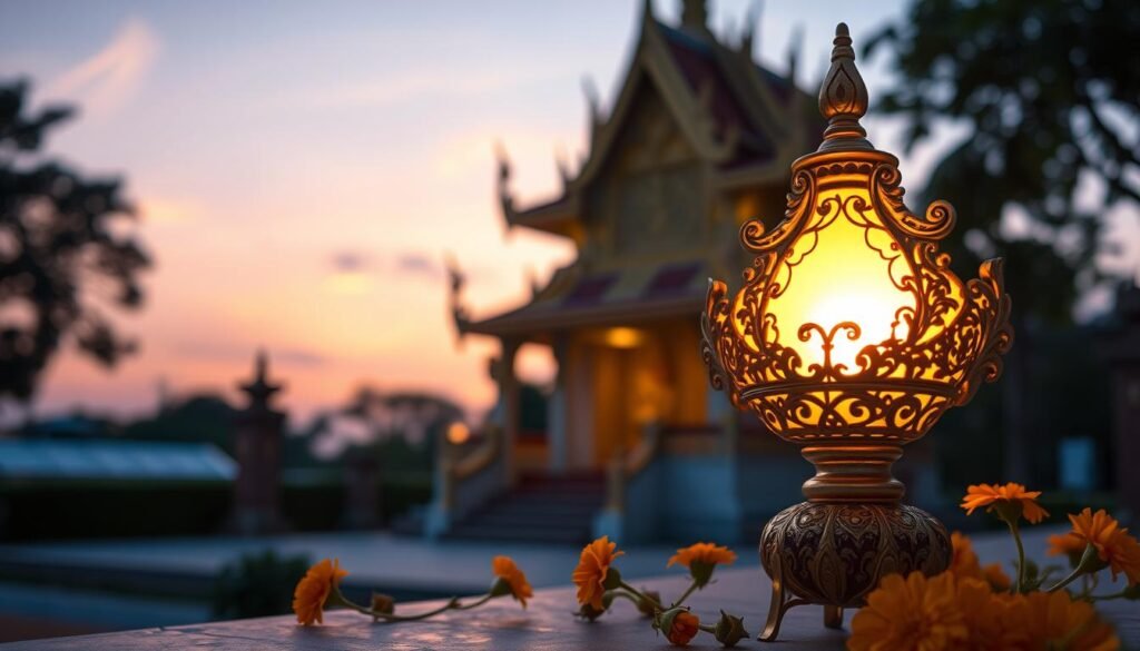 โคมไฟถวายวัด