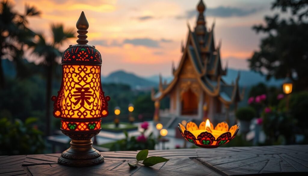 โคมไฟถวายวัด