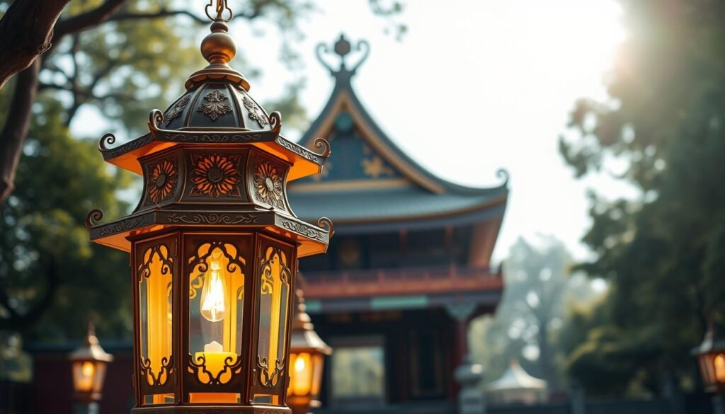 โคมไฟศาสนสถานวัสดุสำคัญ