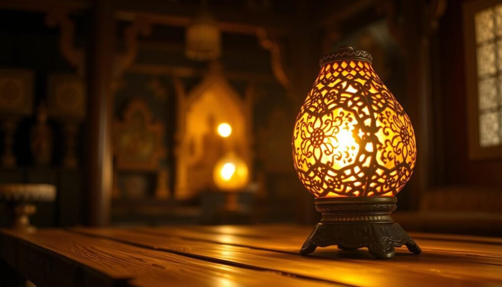 โคมไฟสว่างทรงมะหวด