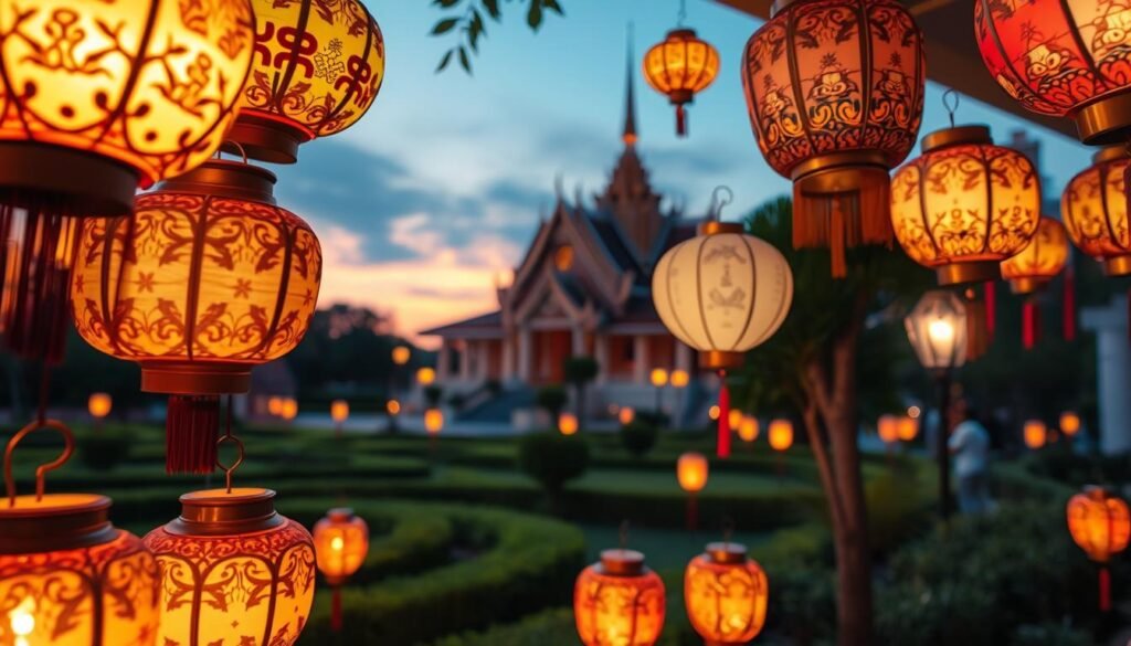 ความหมายตัวเลขโคมไฟถวายวัด