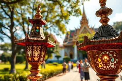 รับสั่งทำโคมไฟวัด