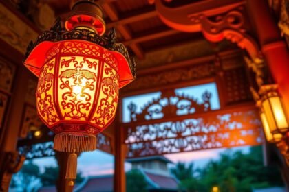 รับสั่งทำโคมไฟวัด