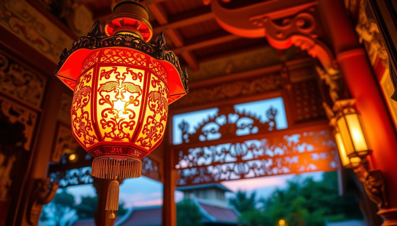 รับสั่งทำโคมไฟวัด