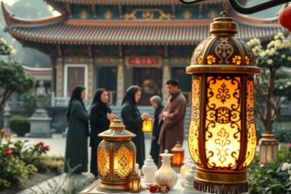 รับสั่งทำโคมไฟวัด