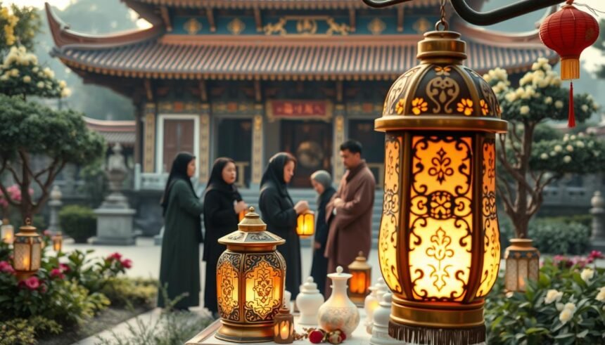 รับสั่งทำโคมไฟวัด