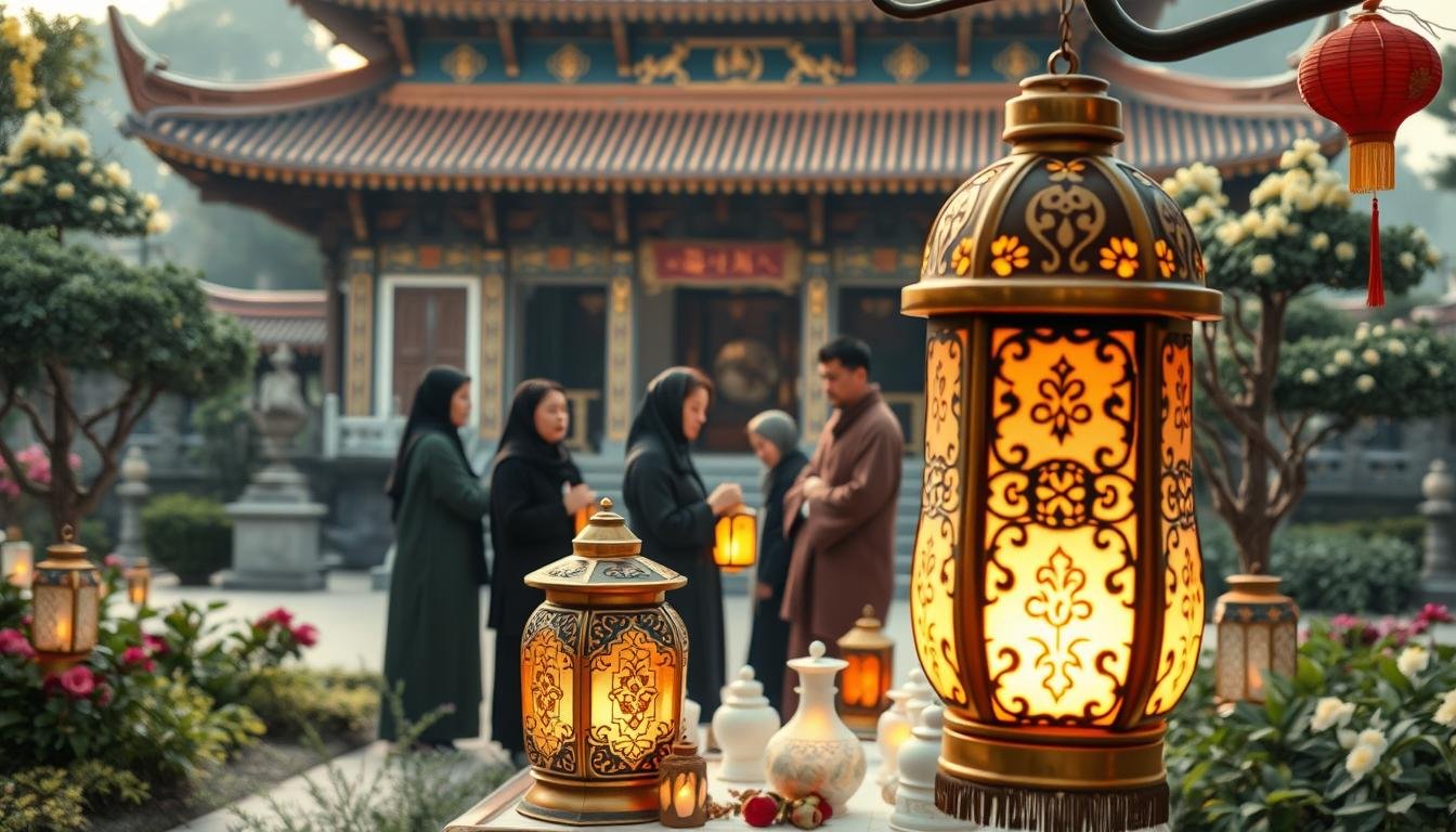 รับสั่งทำโคมไฟวัด