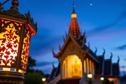 รับสั่งทำโคมไฟวัด