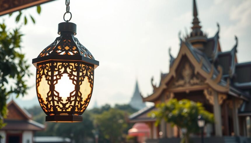 รับสั่งทำโคมไฟวัด