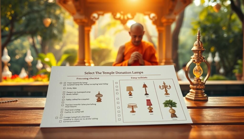 เช็คลิสต์เลือกซื้อโคมไฟถวายวัด