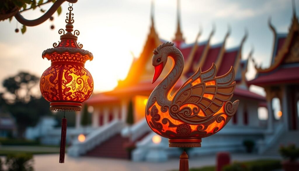 โคมหงส์วัด