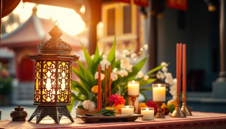 โคมไฟถวายวัด