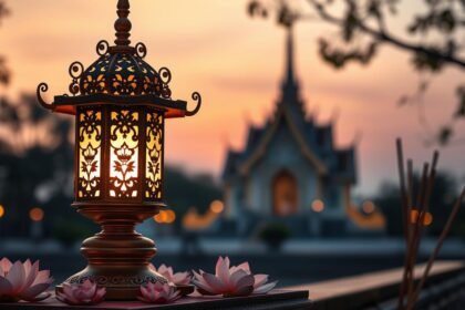 โคมไฟถวายวัด