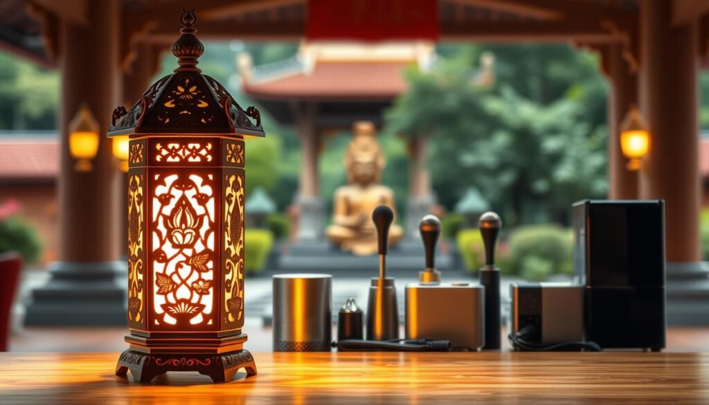 โคมไฟถวายวัดศิลปะไทย