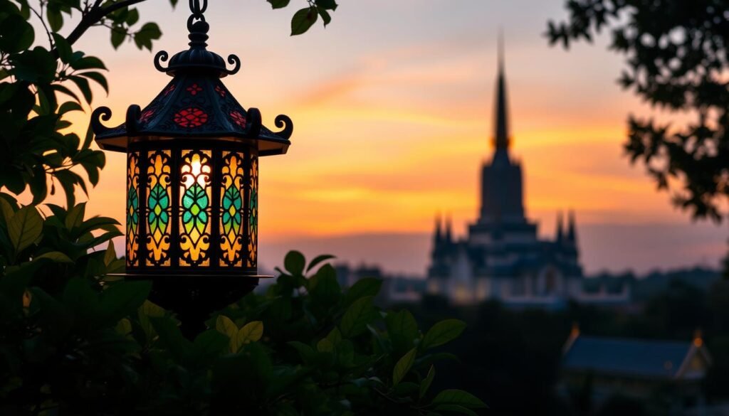 โคมไฟล้ำ งานประดิษฐ์ประดับวัด