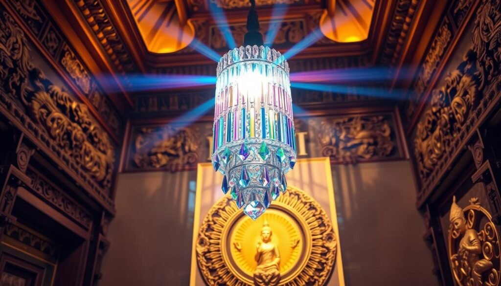 โคมไฟวัดคริสตัล