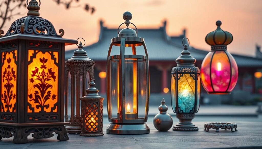 โคมไฟวัดทำดีจากวัสดุต่างๆ