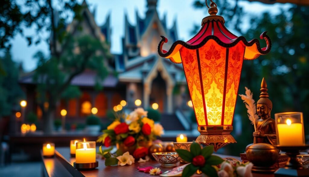 โคมไฟเพื่องานถวายวัด