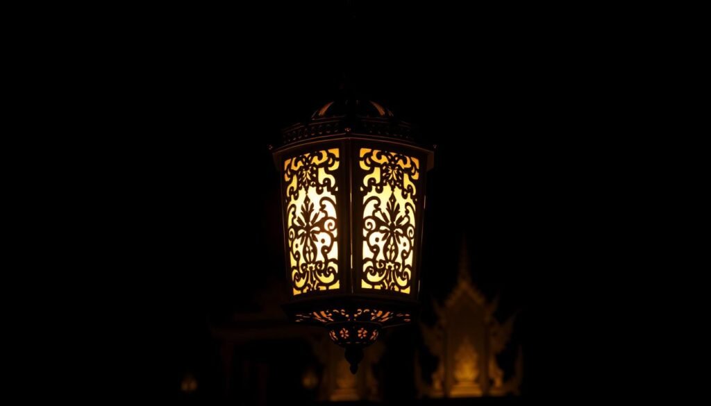 โคมไฟโบราณรัตนโกสินทร์ลายกนก